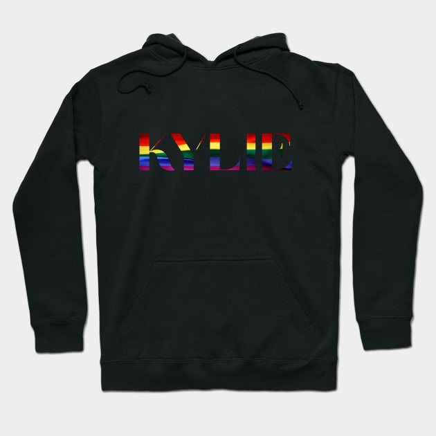 Kylie Pride Rainbow Hoodie by TeeTime